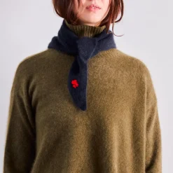 C.T.plage x Merci - Pull Trèfle - Olive