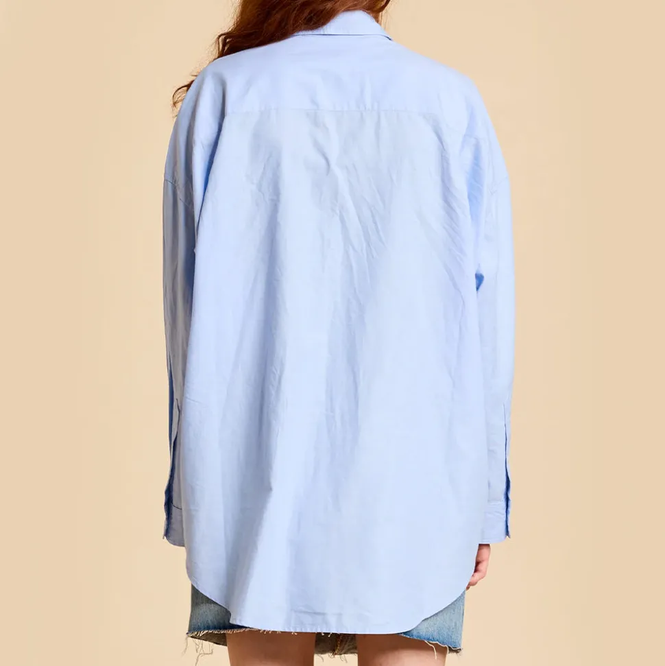 Denimist - Chemise à boutons - Oxford bleu clair