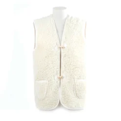 Direct Tannerie - Gilet Laine - Blanc