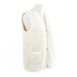 Direct Tannerie - Gilet Laine - Blanc