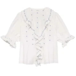 Doen - Blouse Hettie - Blanc