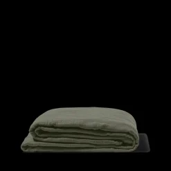 Drap plat en gaze de coton - Vert Luxembourg