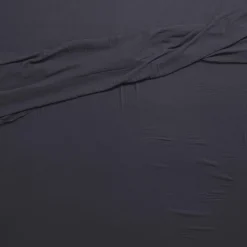 Drap plat en gaze de coton - Gris Fusain