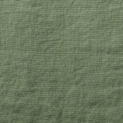 Drap plat en lin lavé - Vert d'Anduze