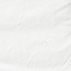 Drap plat en percale de coton - Blanc Craie