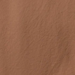 Drap plat en percale de coton - Brun