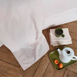 Drap plat en percale de coton - Rose des Sables