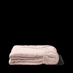 Drap-housse en gaze de coton - Rose de Bagatelle
