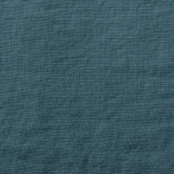 Drap-housse en lin lavé - Bleu Pétrole