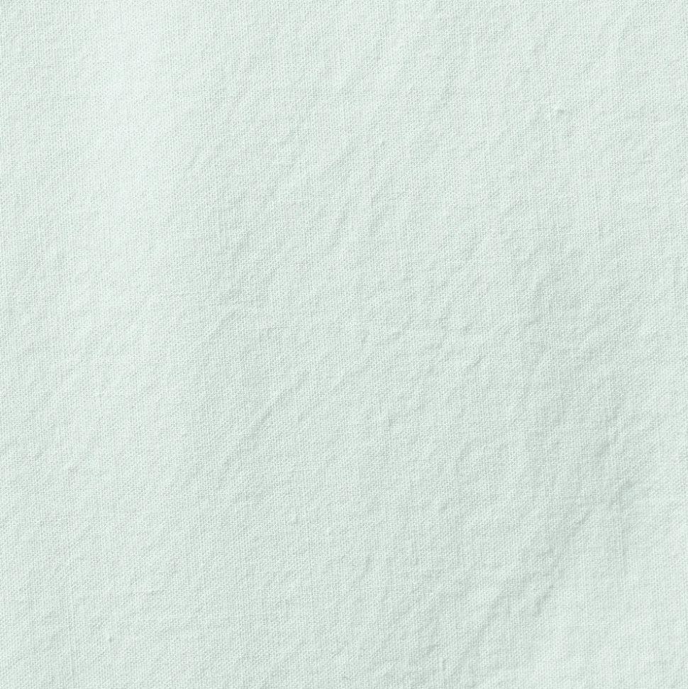 Drap-housse en percale de coton - Bleu d'Eau