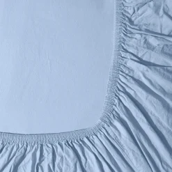 Drap-housse en percale de coton - Parme Lilas