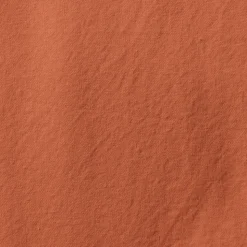 Drap-housse en percale de coton - Rouge Ocre