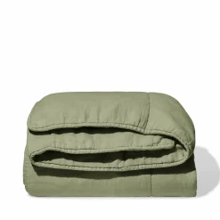Édredon bout de lit - Vert Komorebi
