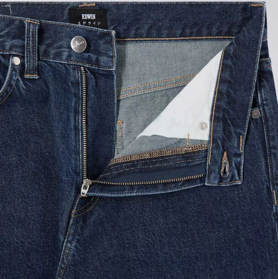 Edwin - Jeans Zeta - Bleu Marble Wash