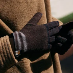 ELMER - Gants en Jersey - Marron