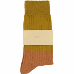Escuyer - Chaussettes Color Block - Moutarde