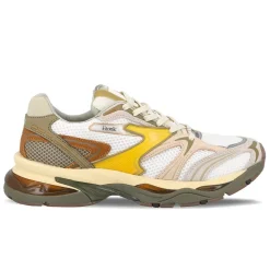 Etonic - Baskets Kendari Leaf - Blanc & Moutarde