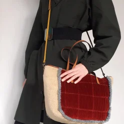 Exquisite J - Sac Velvet - Rouge