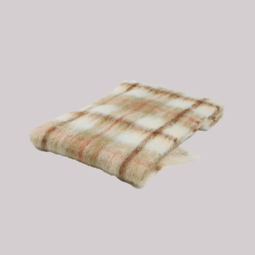 Ezcaray - Echarpe Tartan - Blanc