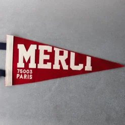 Fanion Merci - Rouge