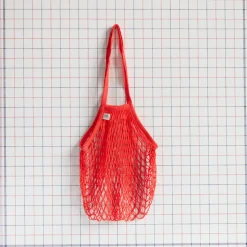 Filet à provisions - Rouge Anémone
