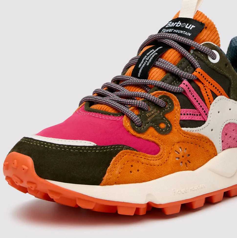 Flower Mountain - Baskets Yamano 3 Uni - Kaki/ Fushia