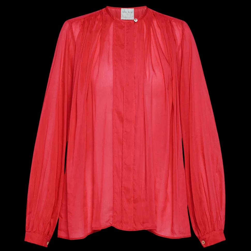 Forte_Forte - Chemise Bohemienne - Rouge