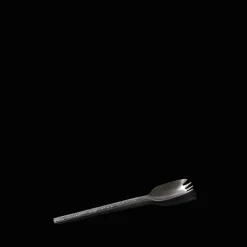 Fourchette apéro en métal martelé - Anthracite - La Nouvelle Table