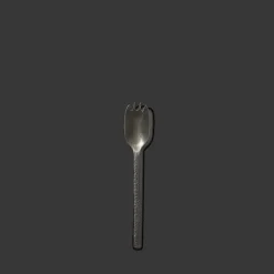 Fourchette apéro en métal martelé - Anthracite - La Nouvelle Table