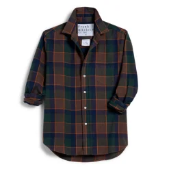 Frank & Eileen - Chemise Eileen - Carreaux Marron et vert