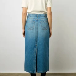 Gerard Darel - Jupe longue Dona - Denim