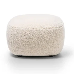 Gervasoni - Housse de pouf Loll n°08 - Lin Blanc