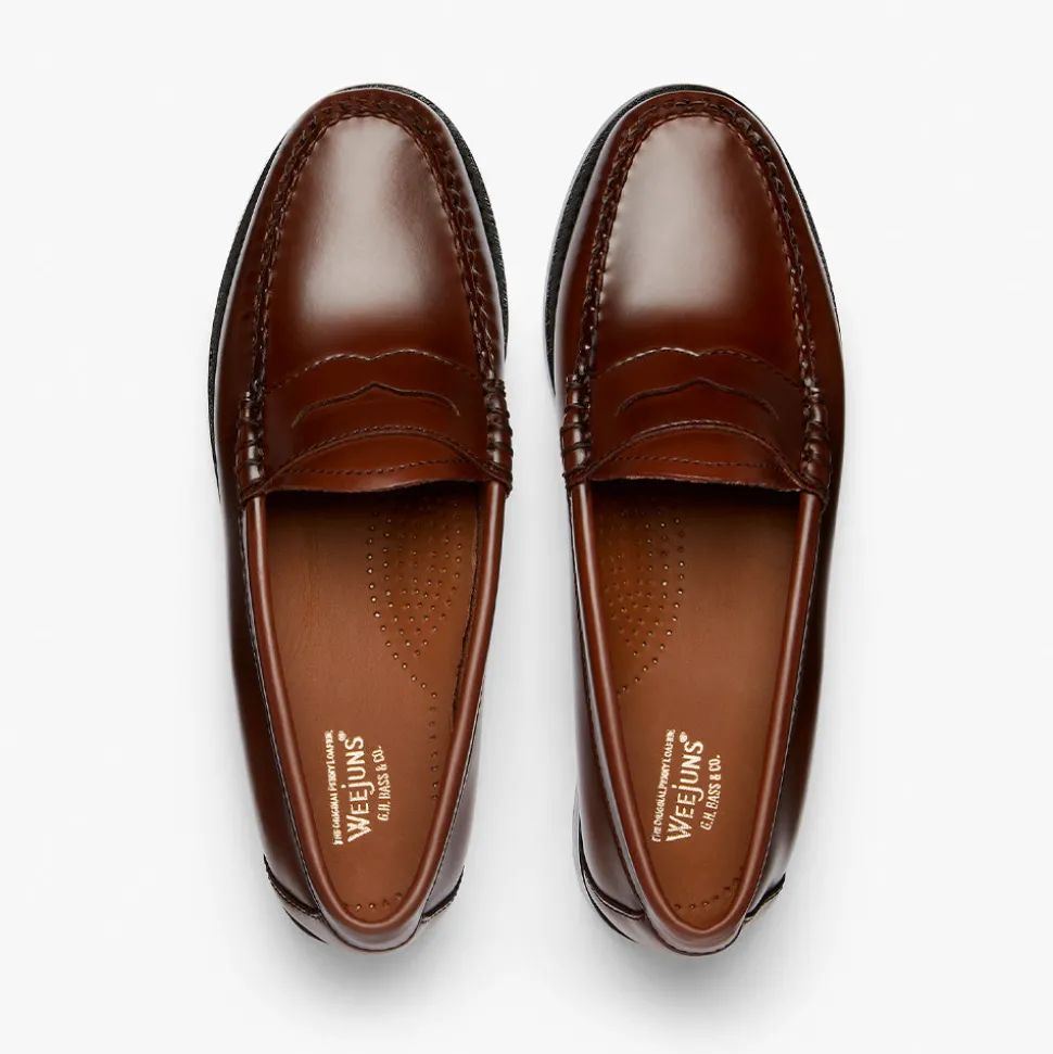 GH Bass - Mocassins Weejuns Penny - Cognac