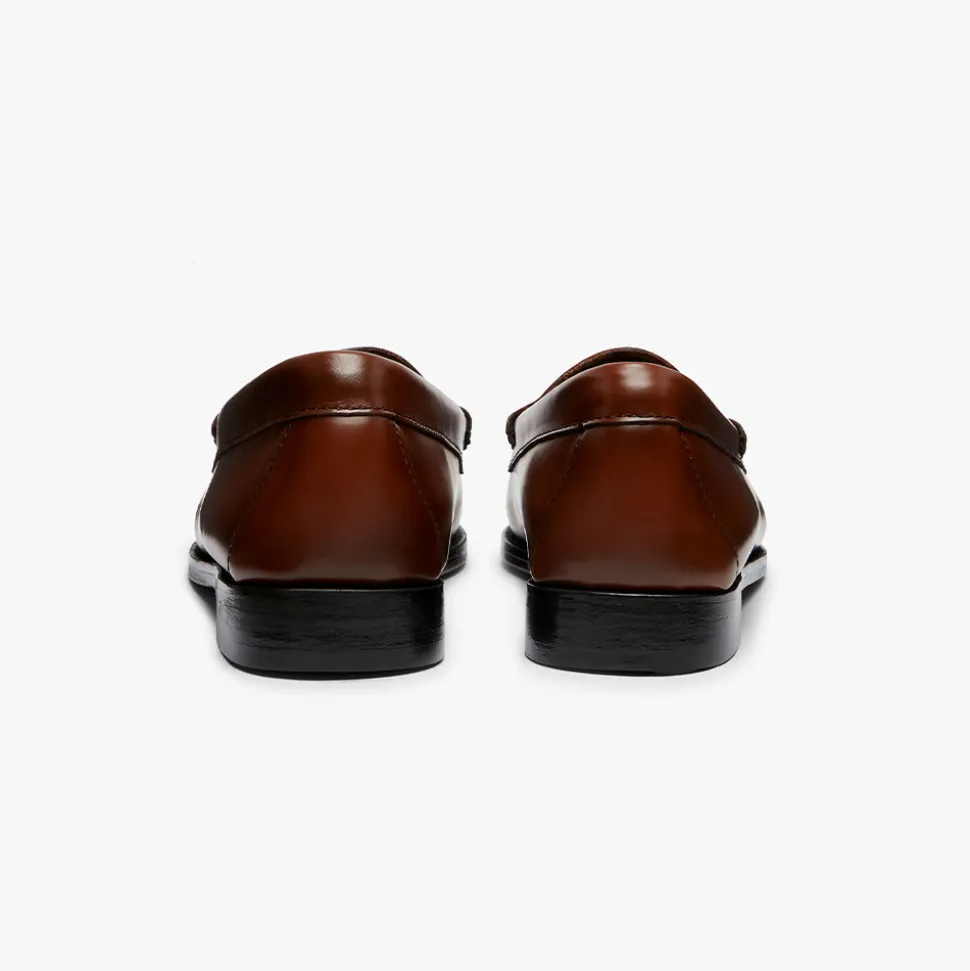 GH Bass - Mocassins Weejuns Penny - Cognac