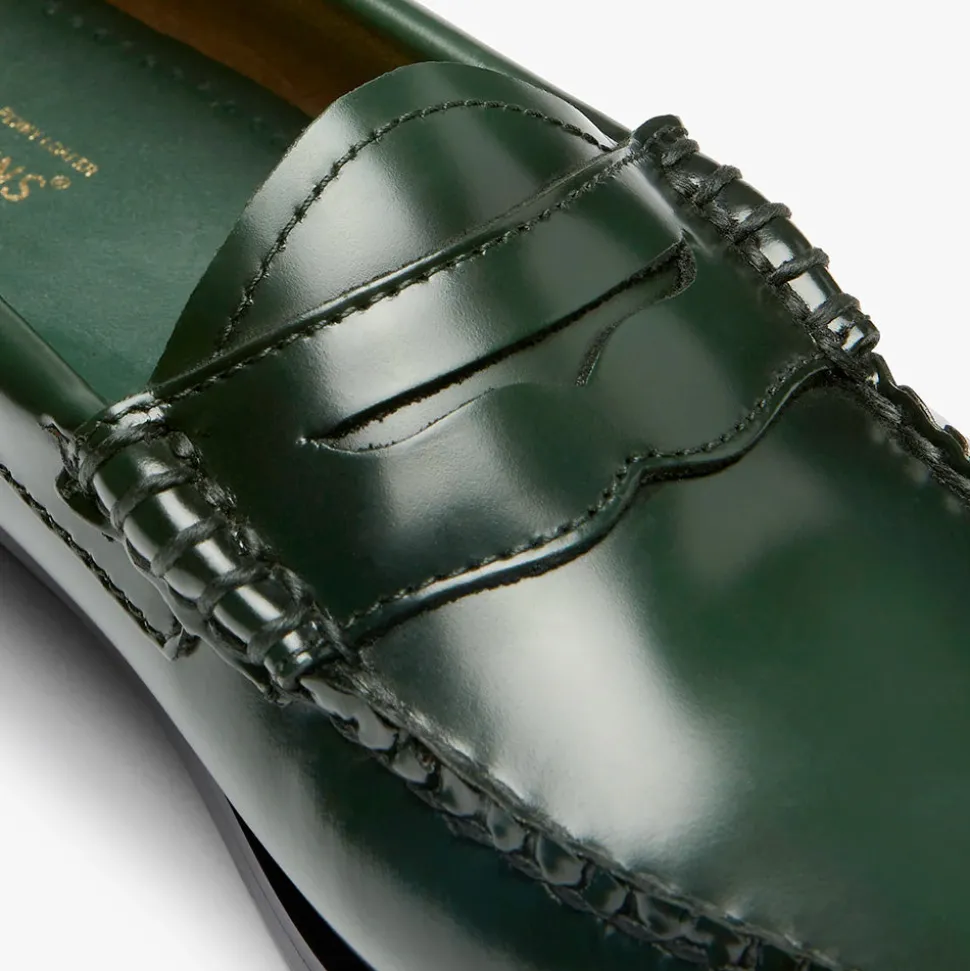 GH Bass - Mocassins Weejuns Penny - Vert