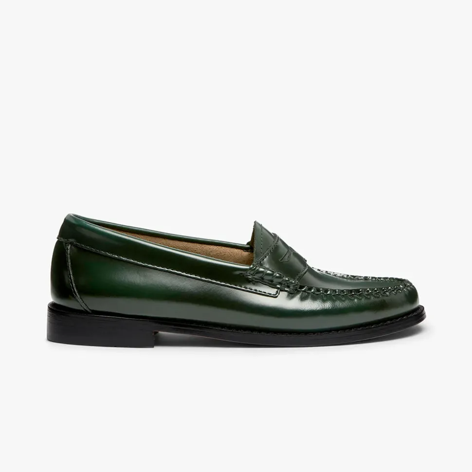 GH Bass - Mocassins Weejuns Penny - Vert