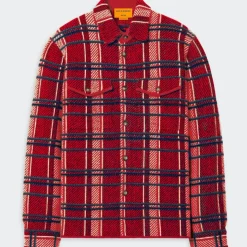 Guest In Residence - Chemise Plaid Work - Rouge