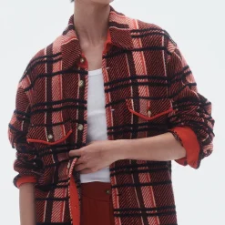 Guest In Residence - Chemise Plaid Work - Rouge