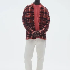 Guest In Residence - Chemise Plaid Work - Rouge