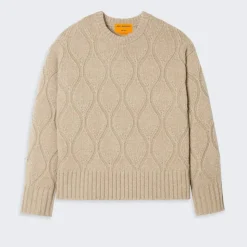 Guest In Residence - Pull Wavy Cozy Crew - Dune