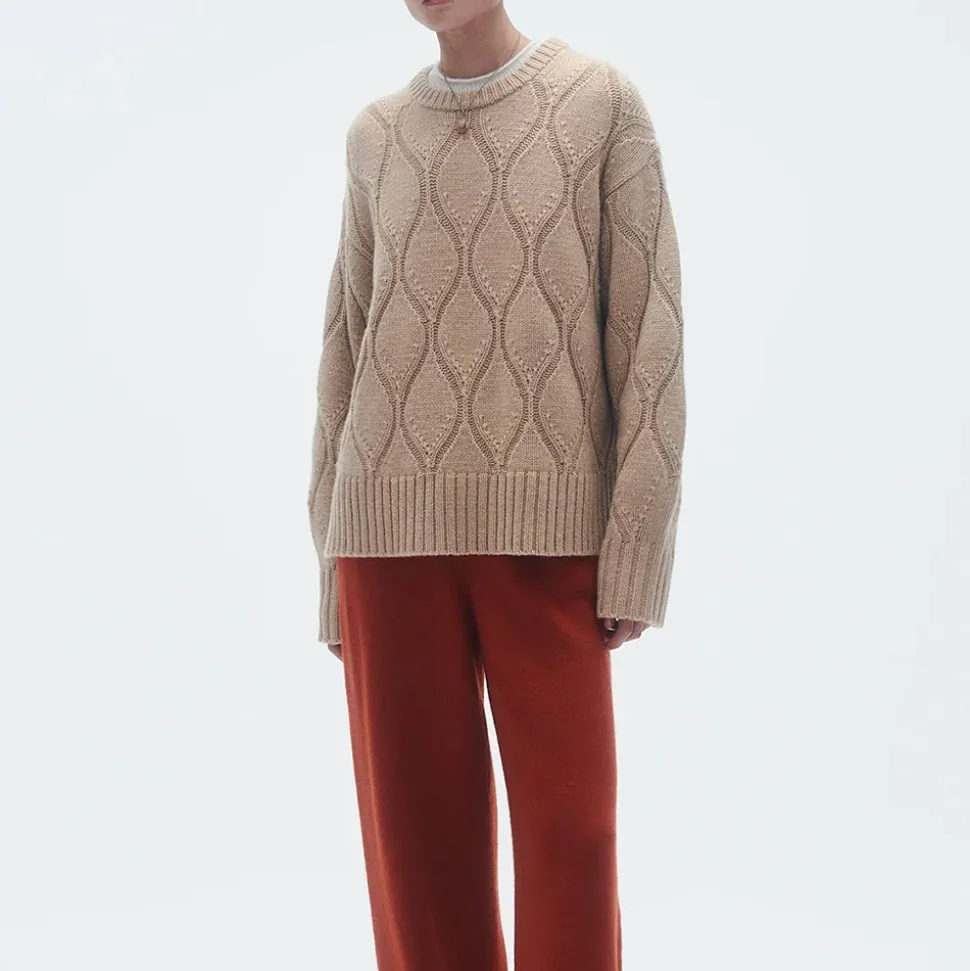 Guest In Residence - Pull Wavy Cozy Crew - Dune