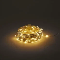 Guirlande lumineuse 12 m - 120 LED - Argent