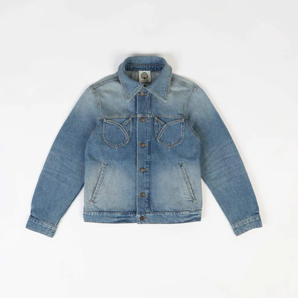 Happy Haus - Veste Fleur - Bleu