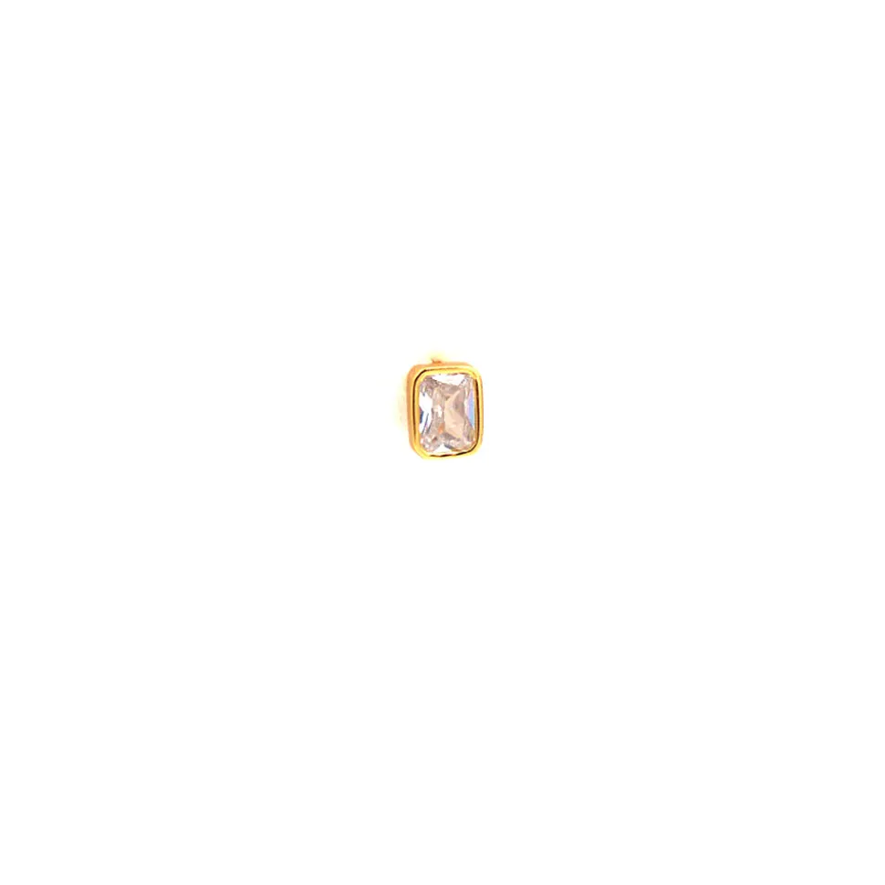Harpie - Puce d'oreille Zircon - Blanc
