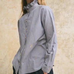 Hod - Chemise Cléo patch - Bleu