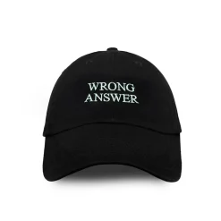Hoho Coco - Casquette Wrong Answer - Noir