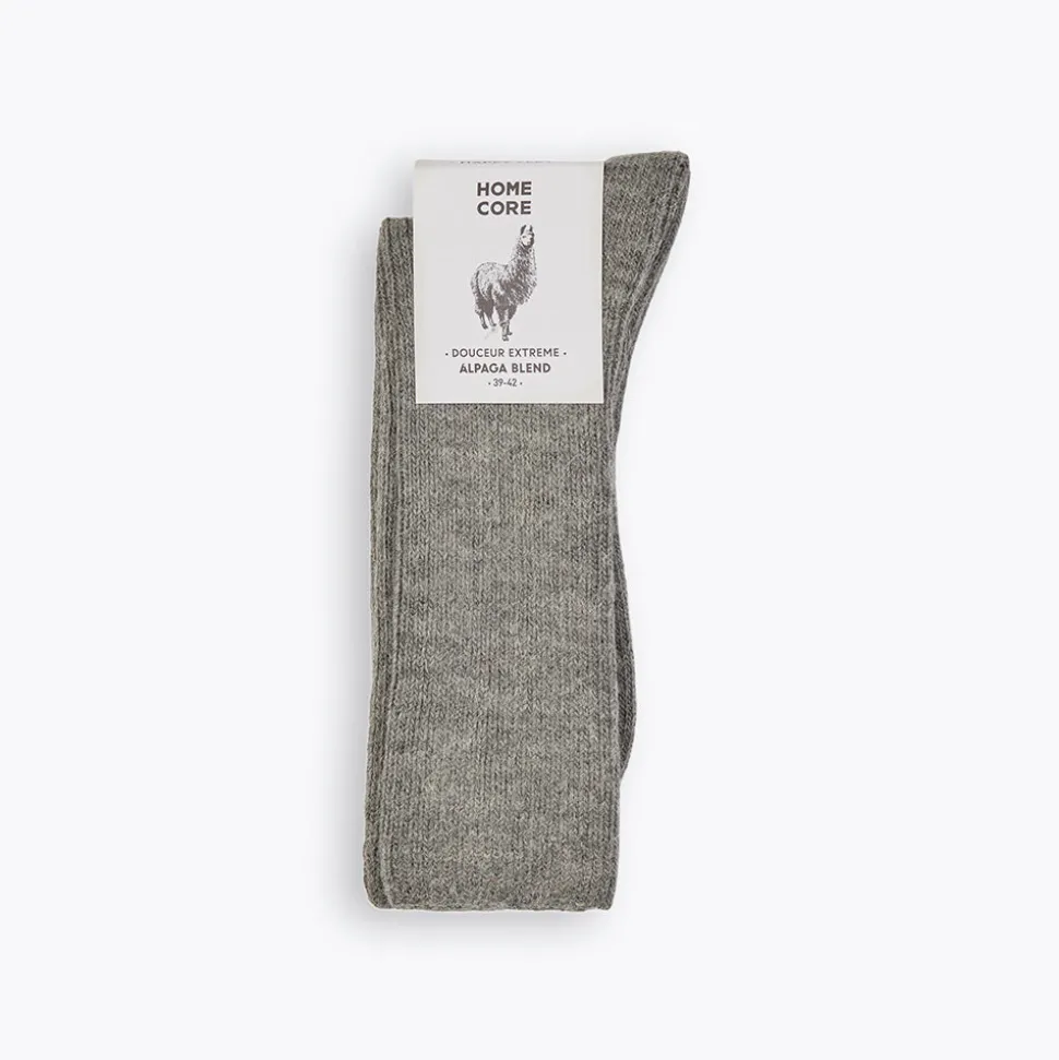Homecore - Chaussettes Alpaga - Gris