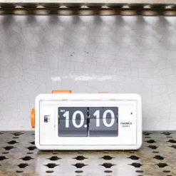 Horloge AL 30 - Blanc & Orange - Twemco