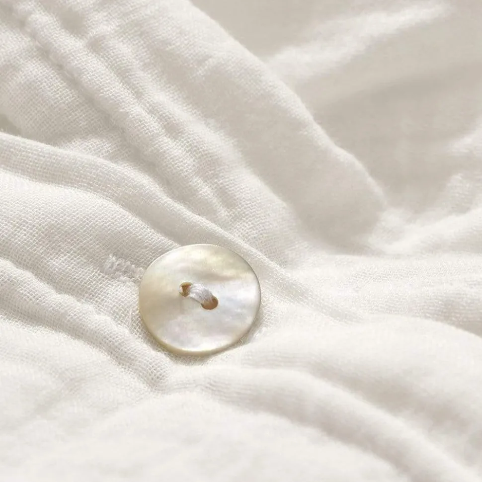 Housse de couette en gaze de coton - Blanc de Meudon
