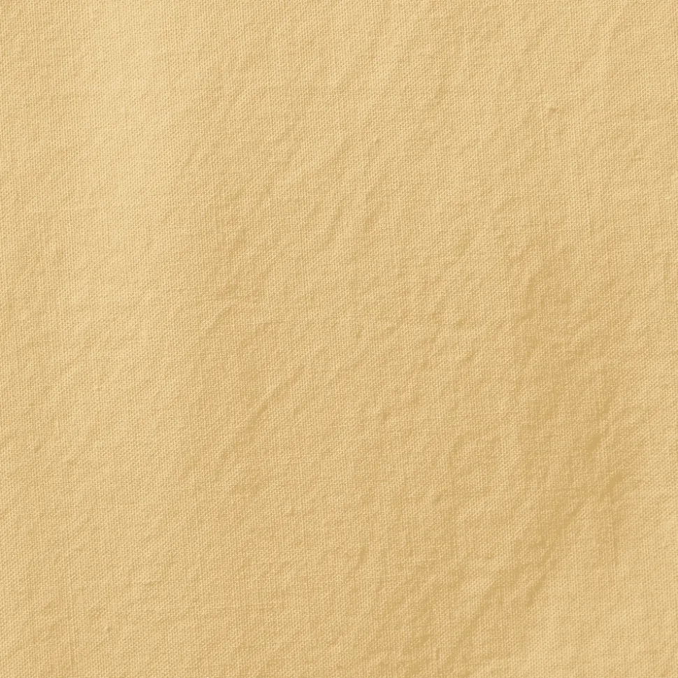 Housse de couette en percale de coton - Jaune Orge